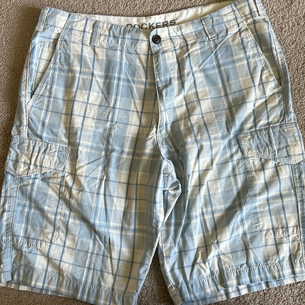 Dockers Men’s Casual Plaid Shorts Size 34